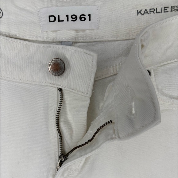 DL1961 Karlie Puro Denim Boyfriend Shorts - Picture 3 of 9